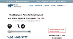 Desktop Screenshot of huckproducts.com